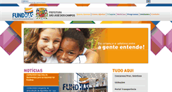 Desktop Screenshot of fundhas.org.br